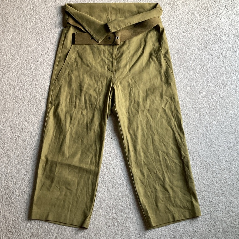 Sea New York fold-over linen pants